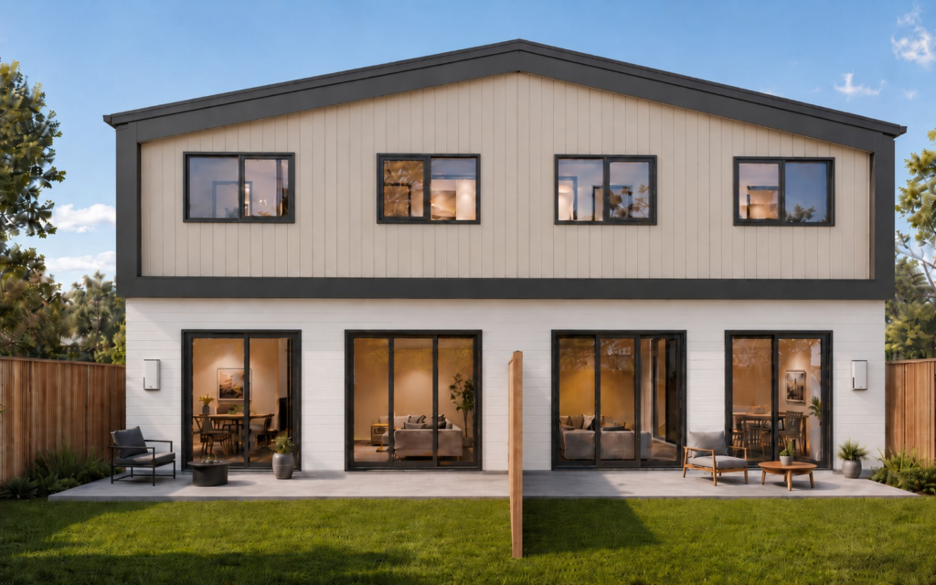 Contemporary Dual-Key Duplex Development